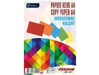 Interdruk Xerox Papper A4 80G Blandade Färger Intensiva Färger 100 Ark