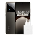 realme GT 7 Pro 5G Smartphone 12+256GB, Chipset Snapdragon® 8 Elite, Appareil Photo instantané Ultra Net avec IA, Écran RealWorld Eco², Batterie Titan de 6 500 mAh, Gris, Exclusivité Amazon