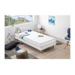 Matelas 90x190 cm - Mousse - Ferme 14 cm - 5 zones de confort Deko Dream Hahtuva