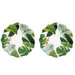 Epicurean Amazon Floral 30cm Melamine Dinner Plates, Set of 2