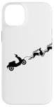 Coque pour iPhone 14 Plus Retro Scooter Club Vacances Renne Gear Head Scoot Life