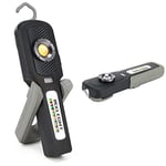 MXLEGNT Lampe Baladeuse de Travail LED: Pro Detailing Auto Lampe, Torche Puissante Inspection COB avec Magnétique, 4000mAh Rechargeable pour Auto D'inspection, Garage Atelier Bricolage