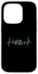 Coque pour iPhone 14 Pro Tracteur du rythme cardiaque