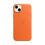 Apple iPhone 14 Plus Leather Case with MagSafe - Orange