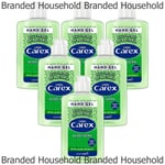 6 Carex Hand Sanitiser Gel Quick Dry Kills Bacteria with Aloe Vera Extract 300ml