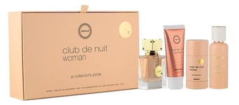 Sarja Armaf Club De Nuit naisille: Eau de Parfum, 30 ml + kynädeodorantti, 75 g + käsivoide, 50 ml + hiussuihke, 55 ml