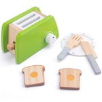 Jouet de cuisine en bois pour enfant - Jouet de simulation de pain - Jouet de cuisine - Jeu de rôle réaliste - Outil pédagogique pour utilisation en cadeau