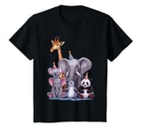 Youth Birthday Zoo Animals Boy Girl Animal Park T-Shirt