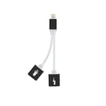 Hobby Tech ® - Adaptateur Double Pour Recharge Et Écoute De Musique Pour Iphone 7 Iphone 8