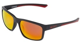 Lunettes cairn swim noir rouge mat