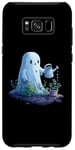 Coque pour Galaxy S8+ Fantôme mignon jardinage plante Halloween