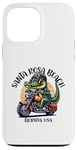 Coque pour iPhone 13 Pro Max Santa Rosa Beach Florida Alligator Moto Dessin animé