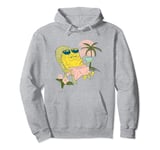 SpongeBob SquarePants Relaxing Having A Coconut At The Beach Pullover Hoodie