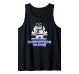 Dont Worry Im a Cop and I Love Bad Jokes Funny Sarcastic Tank Top