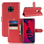 huawei Huawei Mate 20 Pro Pu Wallet Case [Red]