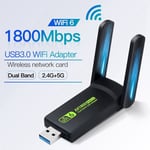 1800Mbps WiFi6 USB3.0  Adapter 802.11AX Dual Band 2.4G/5GHz  WiFi Dongle 4951