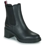 Boots Tommy Hilfiger  ESSENTIAL MIDHEEL LEATHER BOOTIE