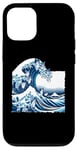 Coque pour iPhone 12/12 Pro Blue Cats Wave For Kamala Drôle Chat Propriétaires Kamala Harris