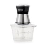 Geepas 500W Mini Food Processor Chopper Meat Grinder Mincer Shredder 2L Jar