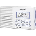 Sangean H-203D Duschradio DAB+, FM Ficklampa, Vattentät