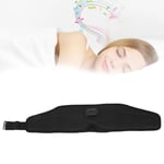 (Black) 5.2 Sleep Headphones Wireless 3D Sleeping Eyeshade Music CU