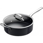 Tefal Jamie Oliver Prima stekpanna med glaslock 26 cm/4,1 L, svart