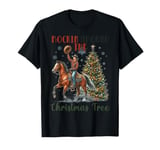 Christmas Cowboy Rockin Around The Christmas Tree Horse T-Shirt