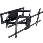 FORGING Mount Support Mural TV Longue portée pour téléviseurs Plats et incurvés de 42 à 90 Pouces, Extension de 765 mm à Double Bras articulé inclinable, Charge 75 kg, VESA 800 x 400 mm