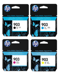 HP 903 Combo 4 Set Ink Cartridges Multipack for HP Officejet Pro 6970 All-in-One