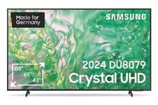 Samsung Gu43du8079u, 109,2 Cm (43"), 3840 X 2160 Pixlar, Lcd, Smart-Tv, Wi-Fi, Svart