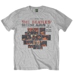 The Beatles Men's Second Album T-Shirt, Grey, X-Large