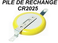 Pile Rechange Cr2025 - Pokemon Or Argent Cristal Game Boy Sauvegarde Battery