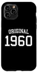 Coque pour iPhone 11 Pro Original 1960, 65 ans, pour homme femme, 65e anniversaire