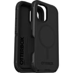 Otterbox Coque Defender Series MagSafe pour iPhone 16 Pro, résistante aux Chutes, Ultra Robuste, Coque de Protection, supporte 7X Plus de Chutes Que la Norme Militaire, Noir, Livré sans Emballage