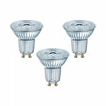 OSRAM 4.3w GU10 LED LIGHT BULB LAMP WARM WHITE 2700K A+ ENERGY RATED  x3