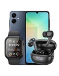 Samsung Galaxy A06 4GB 64GB 4G (Brand New) + Smart Watch (Y23) + TWS Earbuds (EQ5) (Bundle Deal)