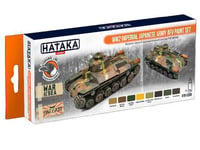 Hataka 8 x 17ml CS69 Lacquer Paint Set - WWII Imperial Japanese Army AFV