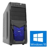 OCHW Ultra Fast AMD Quad Core Radeon HD 8GB 1TB Gaming PC Computer Windows 10 VE