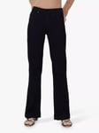 PAIGE Leenah High Rise Wide Leg Jeans, Black Shadow