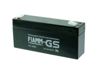 Fiamm PB-6-3 FG10301 Blybatteri 6 V 3 Ah Blyfilt (B x H x D) 134 x 66 x 33 mm Plattkontakt 4,8 mm Underhållsfritt, låg självurladdning, VDS-certifiering