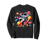 Space Men Women Kids Astronaut on Funny Grapefruit juice Sweatshirt