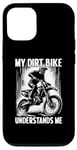 Coque pour iPhone 13 Mon vélo tout-terrain Comprenez-moi Motocross Dirt Bike Rider