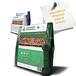 CoverUp! Bâche 2 x 3 m - Verte, 120g/m² - Bache de Protection Exterieur - Bache Exterieur Impermeable pour Chauffage de Bois, Jardin ou comme bache Piscine hivernage - Bâche avec Corde de 14 m