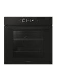 Haier H6 Id25G3Htb1 78L Single Oven, 25F + Wifi, Steam Clean, Graphic Ux, Telescopic - Black &Amp; Black Glass - Oven With Installation