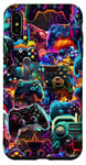 Coque pour iPhone XS Max Gamer Esthétique Graphique Gaming Jeux Vidéo Garçons Adolescents Été