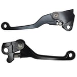 ACCOSSATO Paire de leviers noirs pour Yamaha YZ 250 de 2001 à 2007 (CC 250)