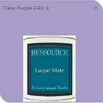 Peinture RESSOURCE Laque Mate Clear Purple C40 1L