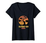 Womens The Karate Kid Miyagi-Do V-Neck T-Shirt