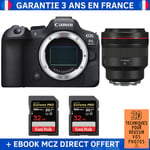 Canon EOS R6 Mark II + RF 85mm f/1.2 L USM + 2 SanDisk 32GB Extreme PRO UHS-II SDXC 300 MB/s + Ebook '20 Techniques pour Réussir vos Photos' - Appareil Photo Hybride