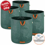 Gardebruk - 4x Sacs de jardin 500L 50 kg sac de déchets ordures végétaux tissu renforcé pliable hydrofuges sac